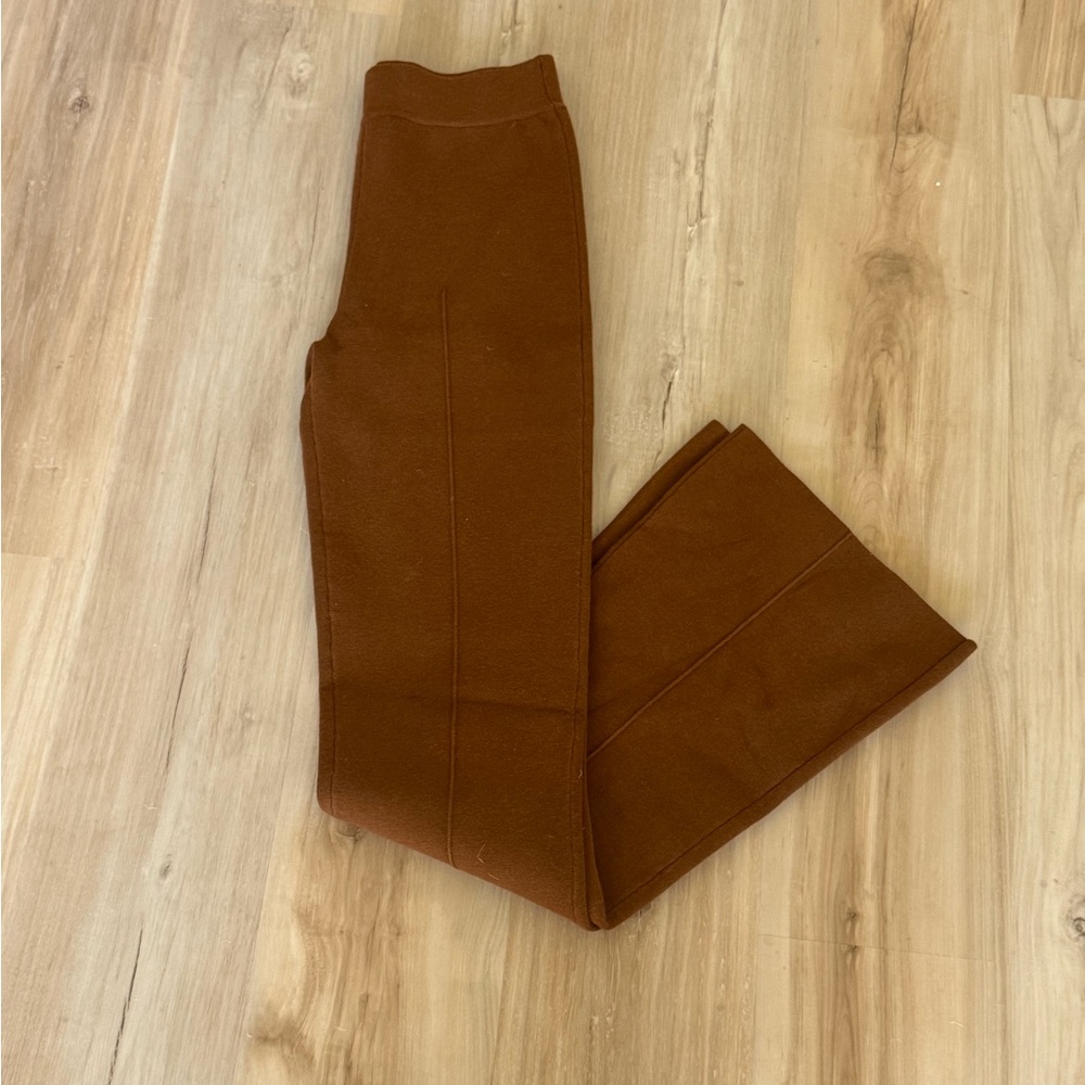 Brown Flared Pants